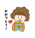 パーマの女の子の日常スタンプ（個別スタンプ：29）