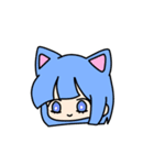 雨にゃんのおまんじゅうすたんぷっ（個別スタンプ：1）