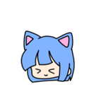 雨にゃんのおまんじゅうすたんぷっ（個別スタンプ：3）