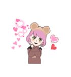 くまちゃん大好き咲桜<LⅠNEアバターver>（個別スタンプ：10）