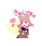 くまちゃん大好き咲桜<LⅠNEアバターver>（個別スタンプ：11）