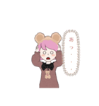 くまちゃん大好き咲桜<LⅠNEアバターver>（個別スタンプ：16）