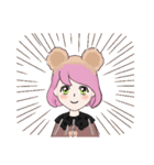 くまちゃん大好き咲桜<LⅠNEアバターver>（個別スタンプ：20）