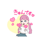 毎日使えるPINKちゃん（個別スタンプ：6）