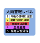 地震情報共有局スタンプ3（個別スタンプ：6）