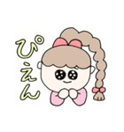 いつもにこにこでいたい女の子スタンプ（個別スタンプ：34）