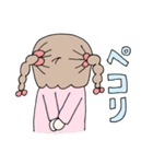 いつもにこにこでいたい女の子スタンプ（個別スタンプ：36）