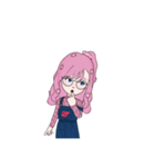 使いやすい PINKちゃん（個別スタンプ：12）