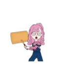 使いやすい PINKちゃん（個別スタンプ：15）