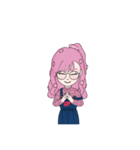 使いやすい PINKちゃん（個別スタンプ：21）