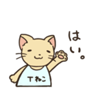 タンクトップねこ 日常1（個別スタンプ：6）