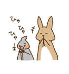 ウサギとインコの関西弁スタンプ 兵庫県（個別スタンプ：36）