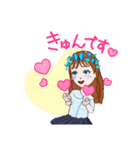 可愛い女の子(*´꒳`*)2（個別スタンプ：6）