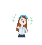 可愛い女の子(*´꒳`*)2（個別スタンプ：7）