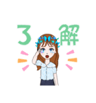 可愛い女の子(*´꒳`*)2（個別スタンプ：9）