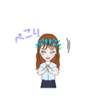 可愛い女の子(*´꒳`*)2（個別スタンプ：12）