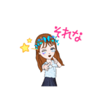 可愛い女の子(*´꒳`*)2（個別スタンプ：15）