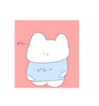 ようふくうさぎ（個別スタンプ：24）