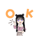 可愛い女の子(*´꒳`*)（個別スタンプ：1）