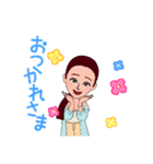 すてきなサロンをするなどする人（個別スタンプ：4）