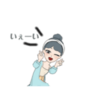 お団子girl 2.（個別スタンプ：1）
