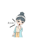 お団子girl 2.（個別スタンプ：5）