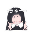 イヤミ可愛い女の子（個別スタンプ：3）