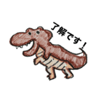 dinosaurs 手書きスタンプ（個別スタンプ：3）