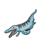 dinosaurs 手書きスタンプ（個別スタンプ：8）