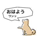 柴犬スタイルバージョン1（個別スタンプ：1）