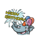 Happy Birthday Ver.2-2 (English)（個別スタンプ：10）