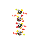 パンダちゃん夏の楽しいパーティー（個別スタンプ：24）