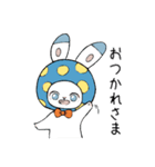 頭巾うさぎ（個別スタンプ：6）