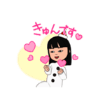コマスンのアバタースタンプ 冬編（個別スタンプ：6）