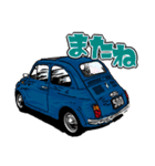 可愛くてちょっと古いイタリア車のスタンプ（個別スタンプ：9）