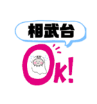 神奈川県座間市町域おばけ相武台前駅入谷駅（個別スタンプ：11）