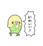 オタクっぽいインコちゃん（個別スタンプ：4）