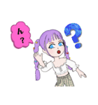 可愛い女の子(*´꒳`*) 3a（個別スタンプ：6）