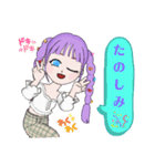 可愛い女の子(*´꒳`*) 3a（個別スタンプ：12）