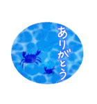 海の藍と青～sea blue～（個別スタンプ：6）