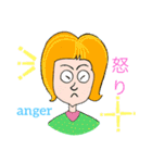 表情のスタンプ 2  expression  stamp 2（個別スタンプ：11）