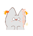 ねこと花（個別スタンプ：10）