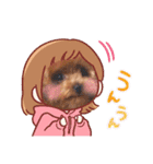 プードル犬マロン5（個別スタンプ：3）