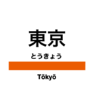 武蔵野線の駅名スタンプ（個別スタンプ：1）