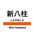 武蔵野線の駅名スタンプ（個別スタンプ：14）