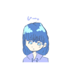 青系統スタンプ！（個別スタンプ：6）