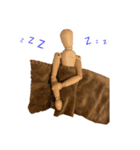 木の人形《木の人形の日常》面白普段使い（個別スタンプ：8）