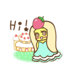 Princess Strawberry cake(英語Ver)（個別スタンプ：23）