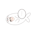 白アザラシゆりちゃん（個別スタンプ：1）