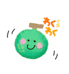 野菜・果物 フェルト イラスト（個別スタンプ：5）